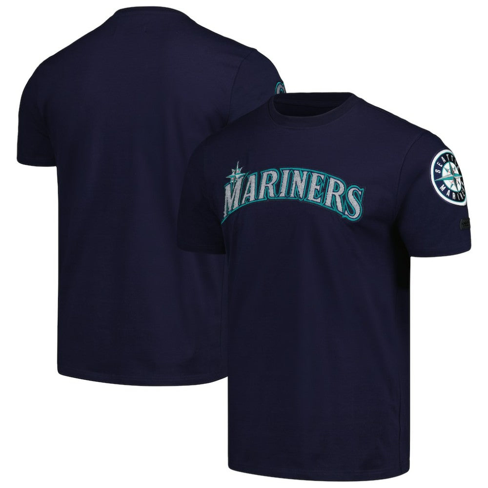 Navy Seattle Mariners Pro Standard Team Logo T-Shirt