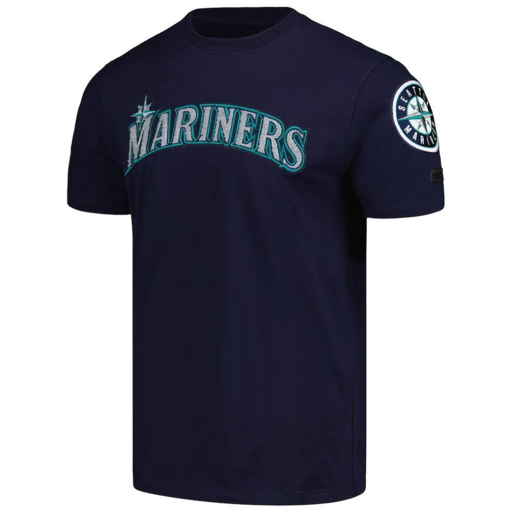 Navy Seattle Mariners Pro Standard Team Logo T-Shirt