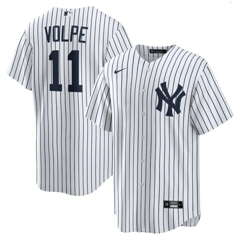 White Anthony Volpe New York Yankees Nike Home Replica Player Jersey
