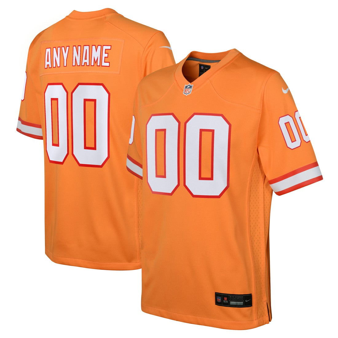 Youth Custom Throwback Game Jersey - Tampa Bay Buccaneers Jerseys