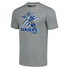 Barry Sanders  Homage Unisex Caricature Retired Player Tri-Blend T-Shirt - Detroit Lions T-shirts