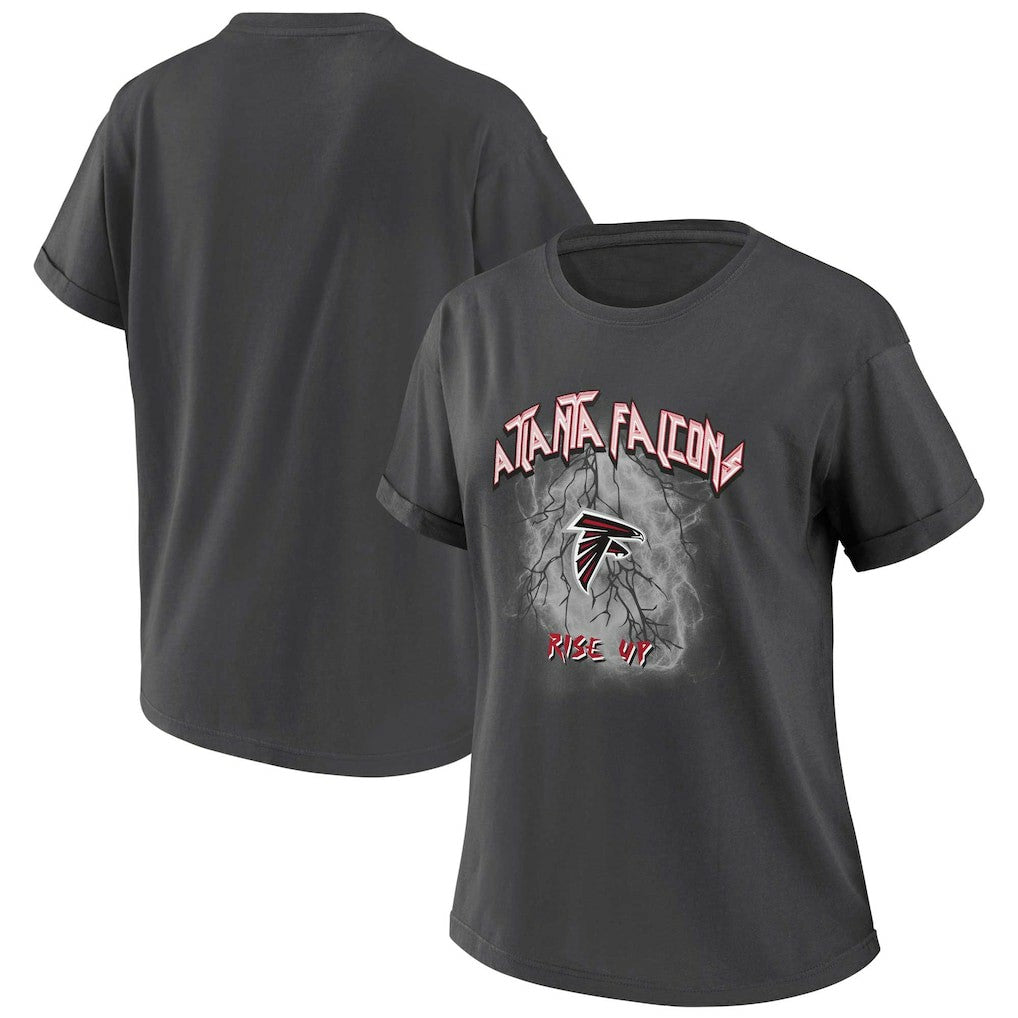 WEAR by Erin Andrews Women's Boyfriend T-Shirt - Atlanta Falcons T-shirts