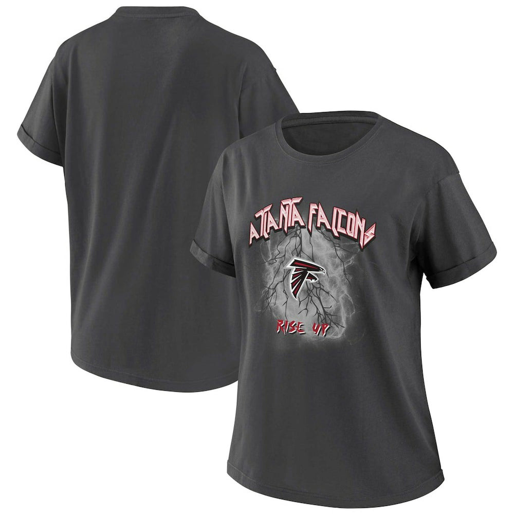 WEAR by Erin Andrews Women's Boyfriend T-Shirt - Atlanta Falcons T-shirts