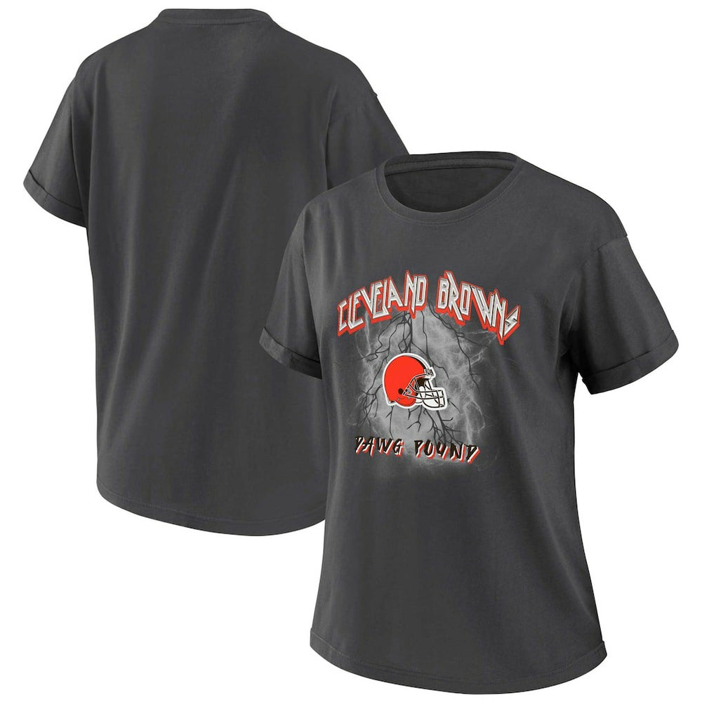 WEAR by Erin Andrews Women's Boyfriend T-Shirt - Cleveland Browns T-shirts