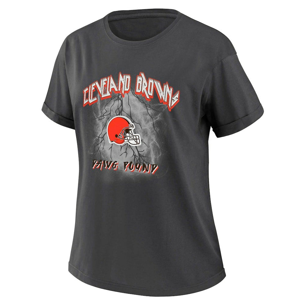 WEAR by Erin Andrews Women's Boyfriend T-Shirt - Cleveland Browns T-shirts