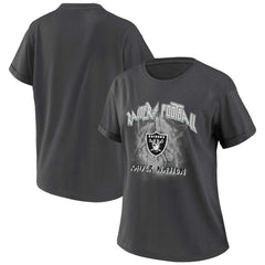 WEAR by Erin Andrews Women's Boyfriend T-Shirt - Las Vegas Raiders T-shirts