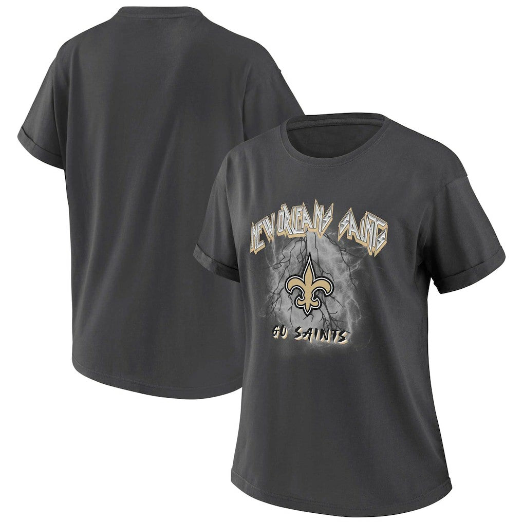 WEAR by Erin Andrews Women's Boyfriend T-Shirt - New Orleans Saints T-shirts