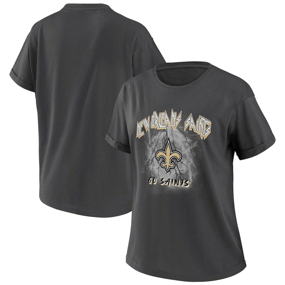 WEAR by Erin Andrews Women's Boyfriend T-Shirt - New Orleans Saints T-shirts