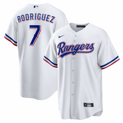 White Ivan Rodriguez Texas Rangers Nike Home Retired Player Replica Jersey