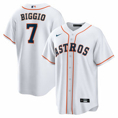 White Craig Biggio Houston Astros Nike Home Retired Player Replica Jersey