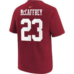 Christian McCaffrey  Youth Player Name & Number T-Shirt - San Francisco 49ers T-shirts