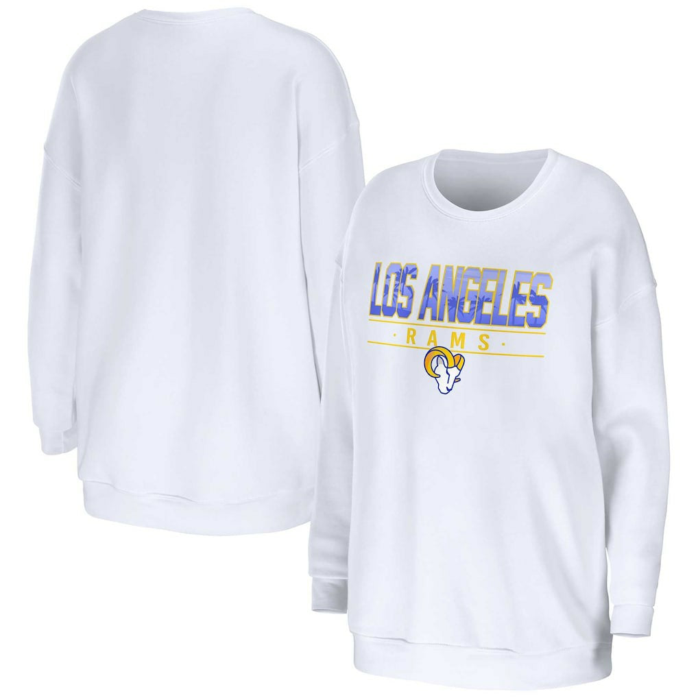 WEAR by Erin Andrews Women's Domestic Pullover Sweatshirt - Los Angeles Rams Pullover