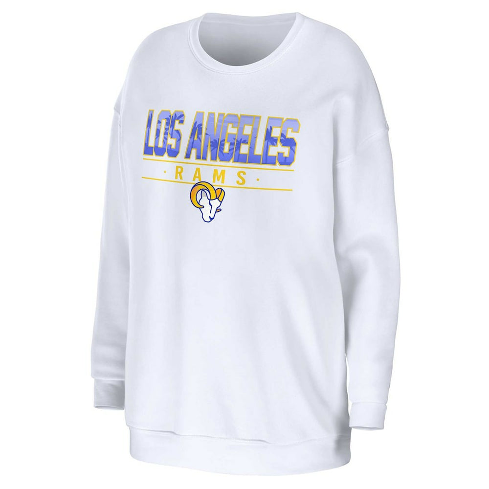 WEAR by Erin Andrews Women's Domestic Pullover Sweatshirt - Los Angeles Rams Pullover