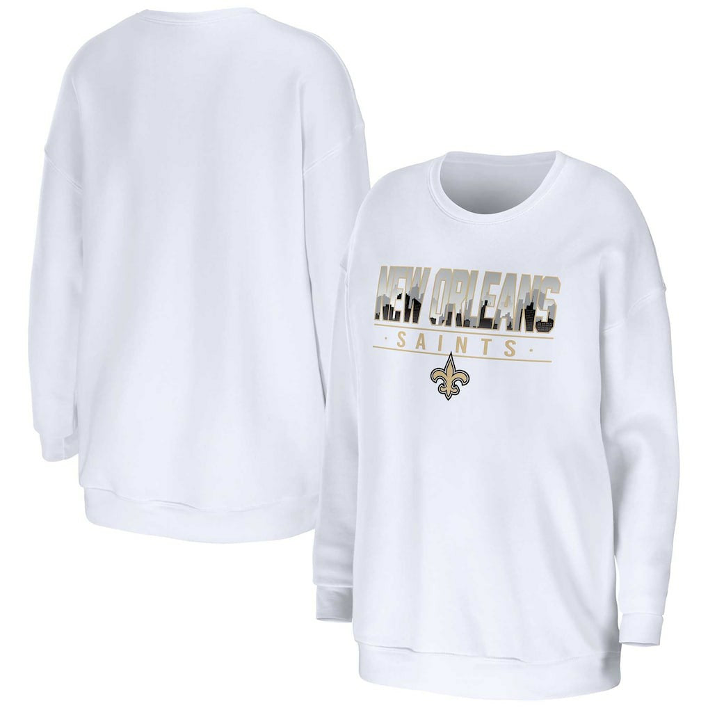 WEAR by Erin Andrews Women's Domestic Pullover Sweatshirt - New Orleans Saints Pullover