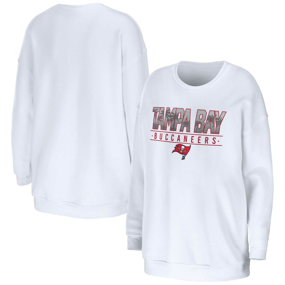 WEAR by Erin Andrews Women's Domestic Pullover Sweatshirt - Tampa Bay Buccaneers Pullover