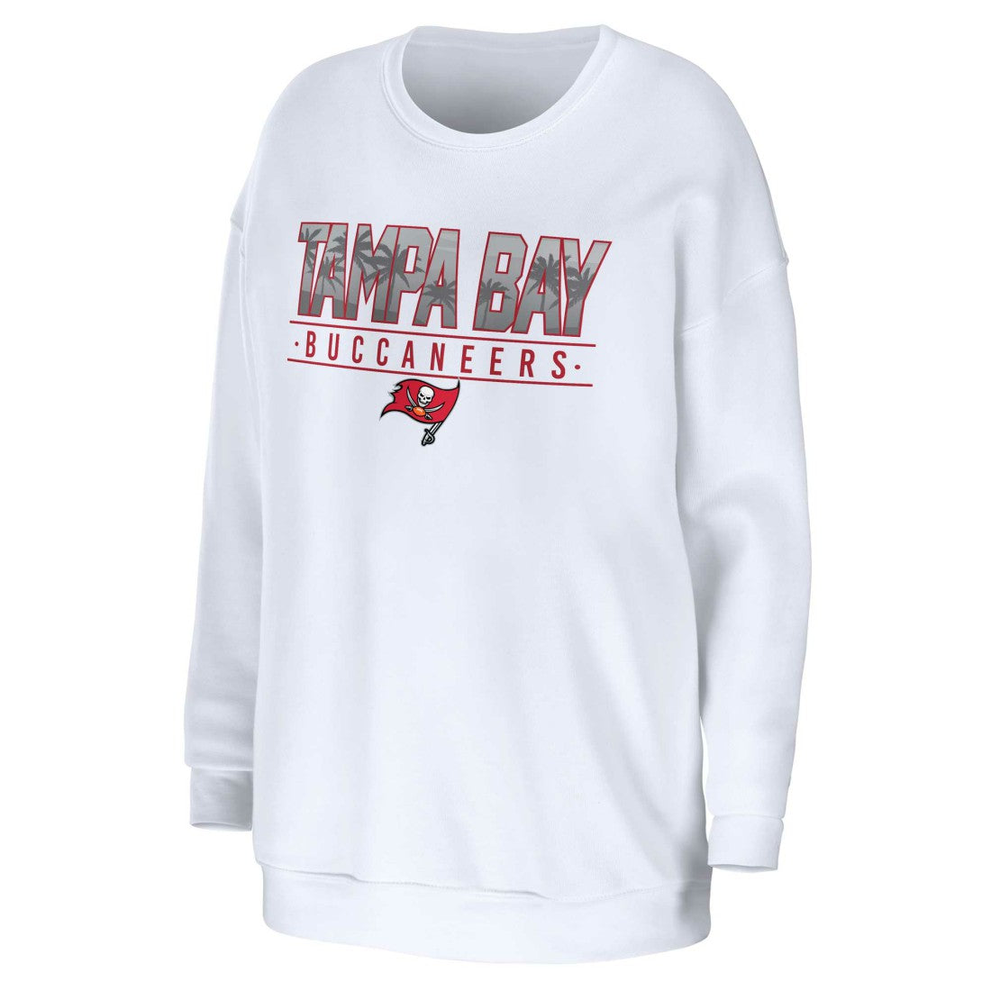 WEAR by Erin Andrews Women's Domestic Pullover Sweatshirt - Tampa Bay Buccaneers Pullover