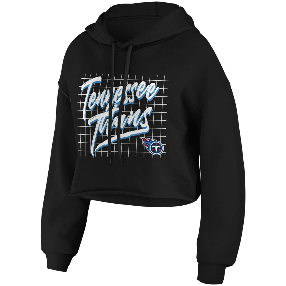 WEAR by Erin Andrews Women's Domestic Cropped Pullover Hoodie - Tennessee Titans Hoodies
