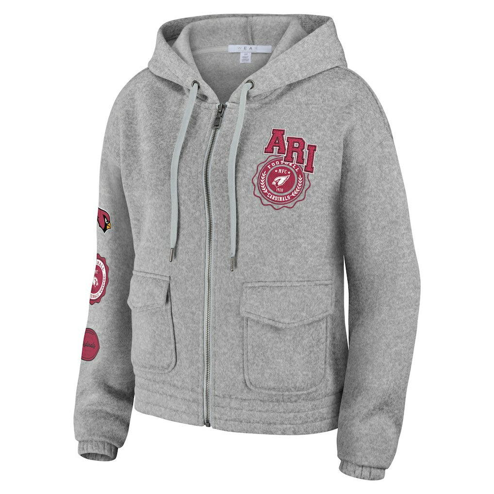 WEAR by Erin Andrews Women's Full-Zip Hoodie - Arizona Cardinals Hoodies