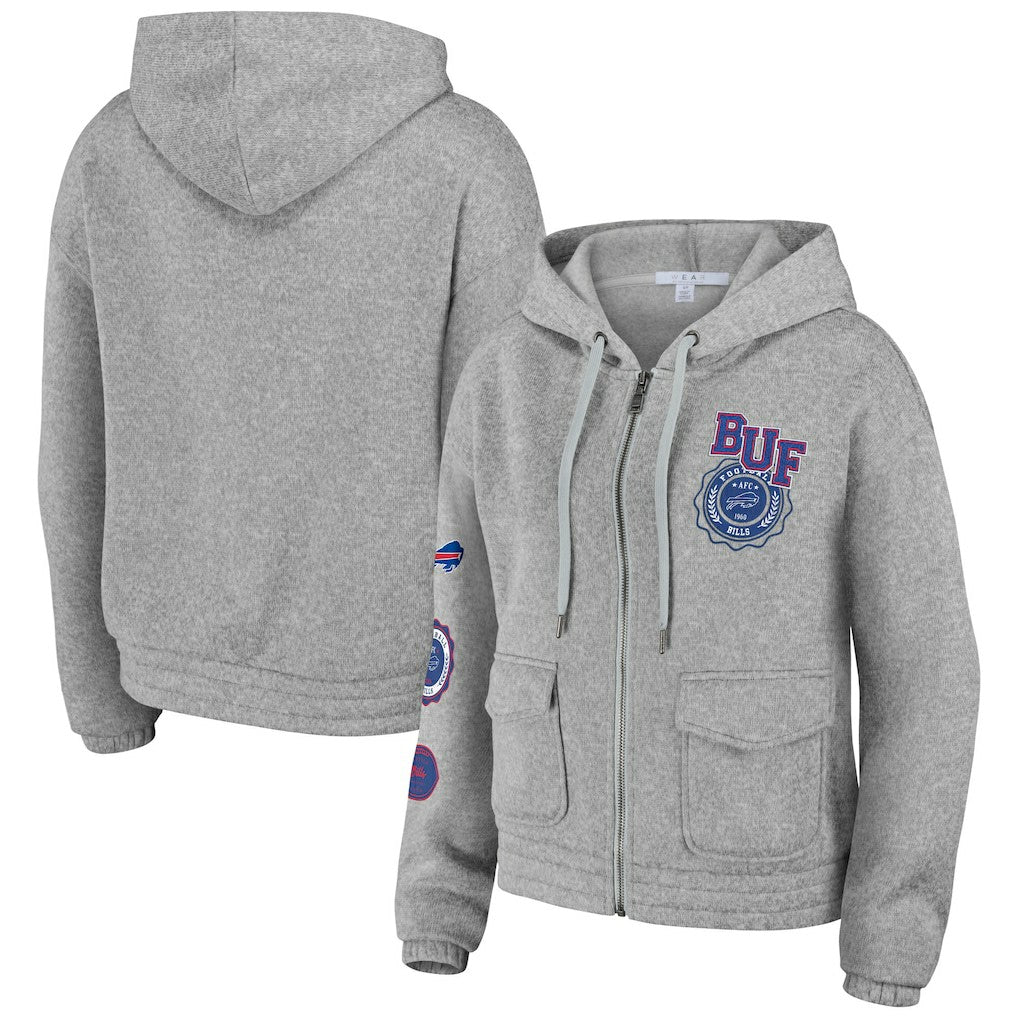 WEAR by Erin Andrews Women's Full-Zip Hoodie - Buffalo Bills Hoodies