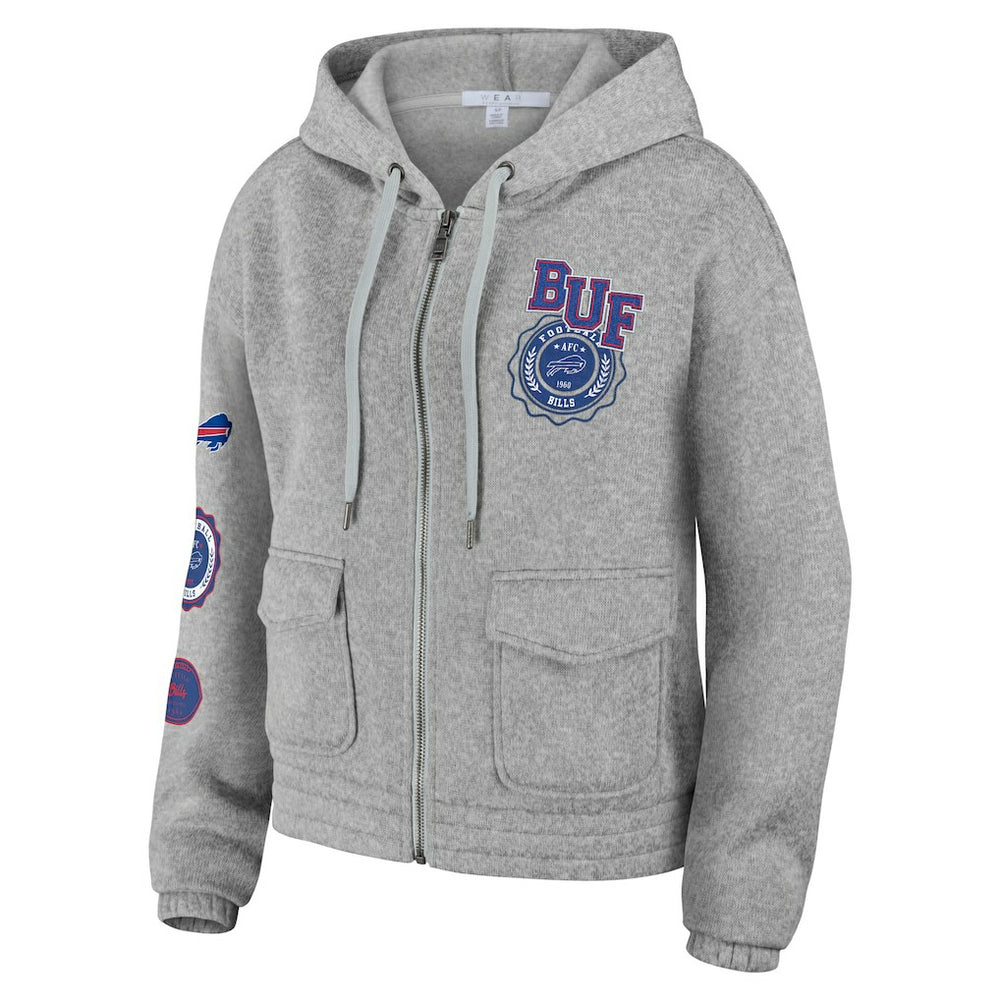 WEAR by Erin Andrews Women's Full-Zip Hoodie - Buffalo Bills Hoodies