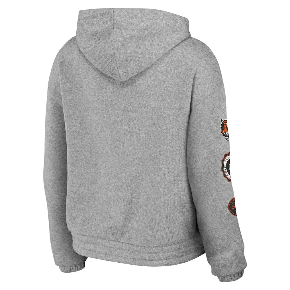 WEAR by Erin Andrews Women's Full-Zip Hoodie - Cincinnati Bengals Hoodies