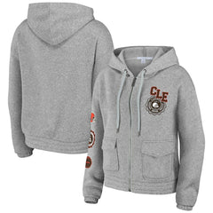 WEAR by Erin Andrews Women's Full-Zip Hoodie - Cleveland Browns Hoodies