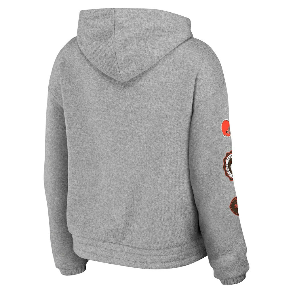 WEAR by Erin Andrews Women's Full-Zip Hoodie - Cleveland Browns Hoodies