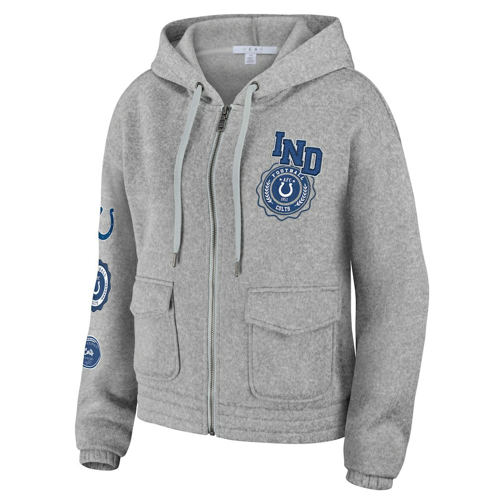 WEAR by Erin Andrews Women's Full-Zip Hoodie - Indianapolis Colts Hoodies