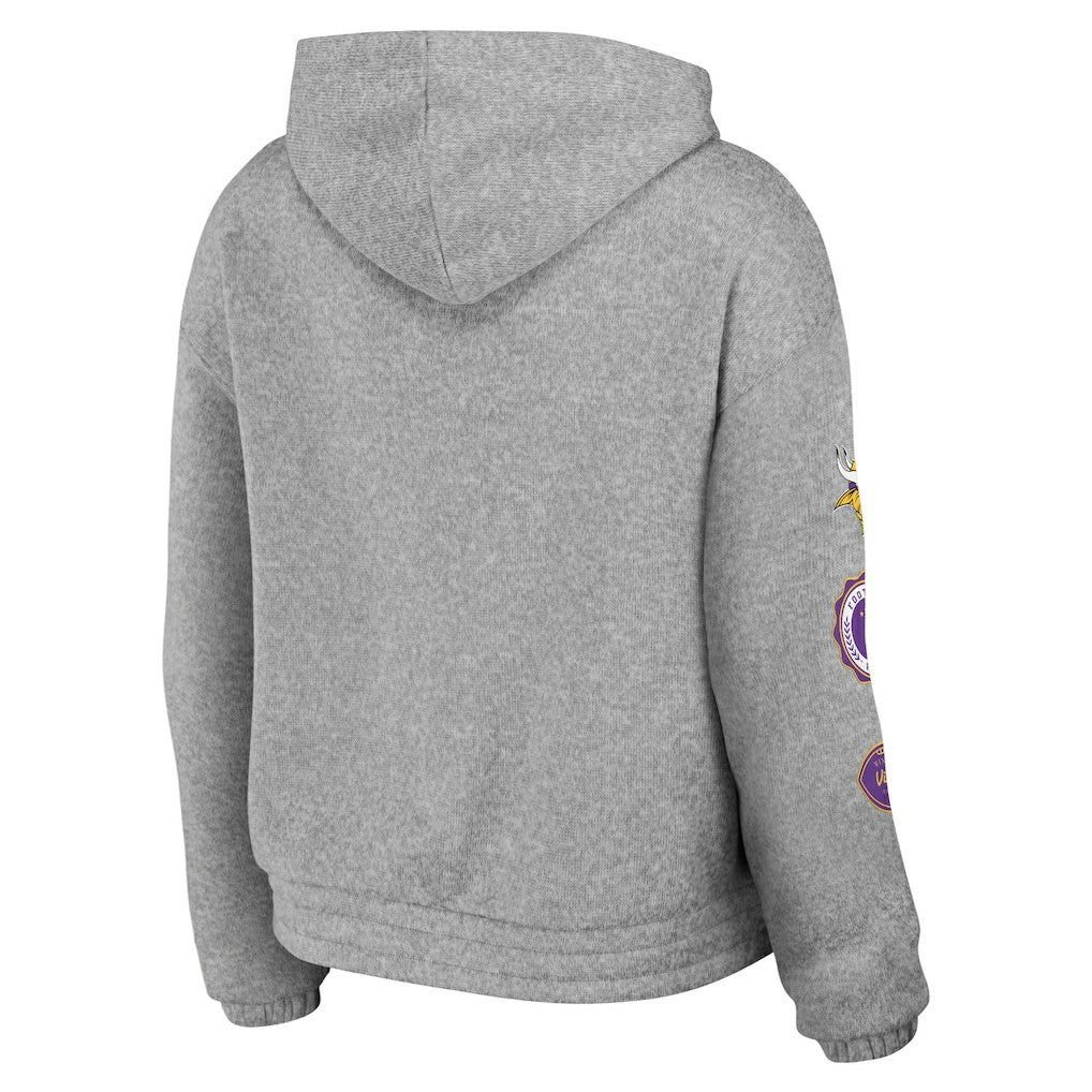 WEAR by Erin Andrews Women's Full-Zip Hoodie - Minnesota Vikings Hoodies