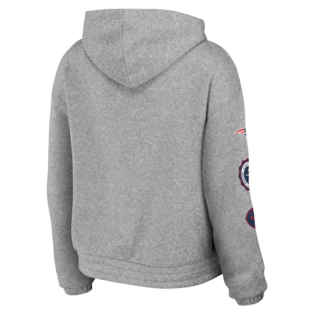 WEAR by Erin Andrews Women's Full-Zip Hoodie - New England Patriots Hoodies