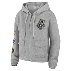 WEAR by Erin Andrews Women's Full-Zip Hoodie - New Orleans Saints Hoodies