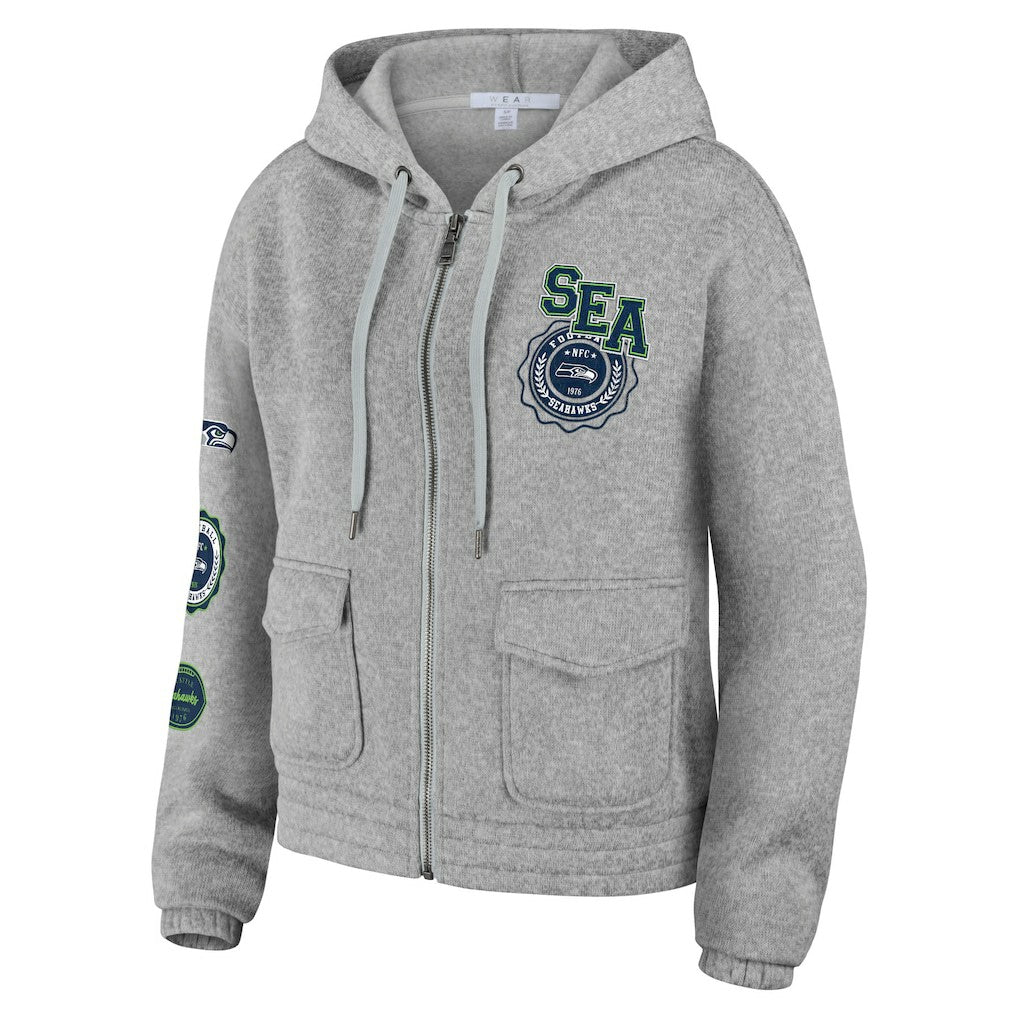 WEAR by Erin Andrews Women's Full-Zip Hoodie - Seattle Seahawks Hoodies