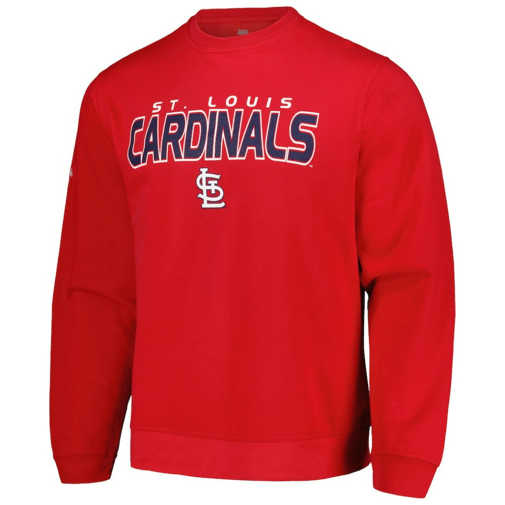 Red St. Louis Cardinals Stitches Pullover Sweatshirt