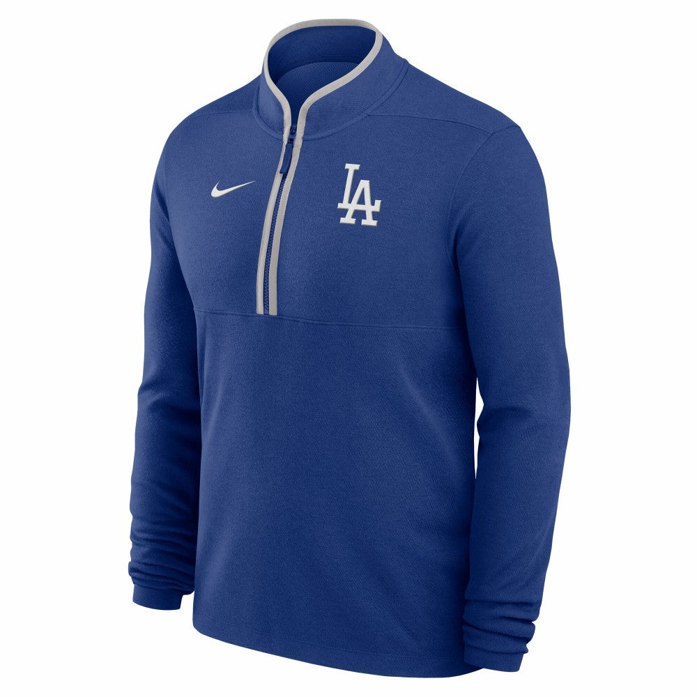 Royal Los Angeles Dodgers Nike Dri-FIT Victory Half-Zip Pullover