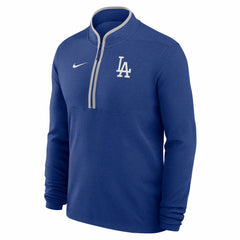Royal Los Angeles Dodgers Nike Dri-FIT Victory Half-Zip Pullover