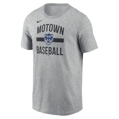 Heather Gray Detroit Tigers Nike City Connect Arched Team Phrase T-Shirt