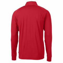 Red Cleveland Guardians Cutter & Buck Adapt Eco Knit Stretch Recycled Quarter-Zip Pullover Top