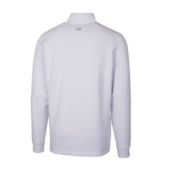 White San Diego Padres Cutter & Buck Traverse Stretch Quarter-Zip Pullover Top