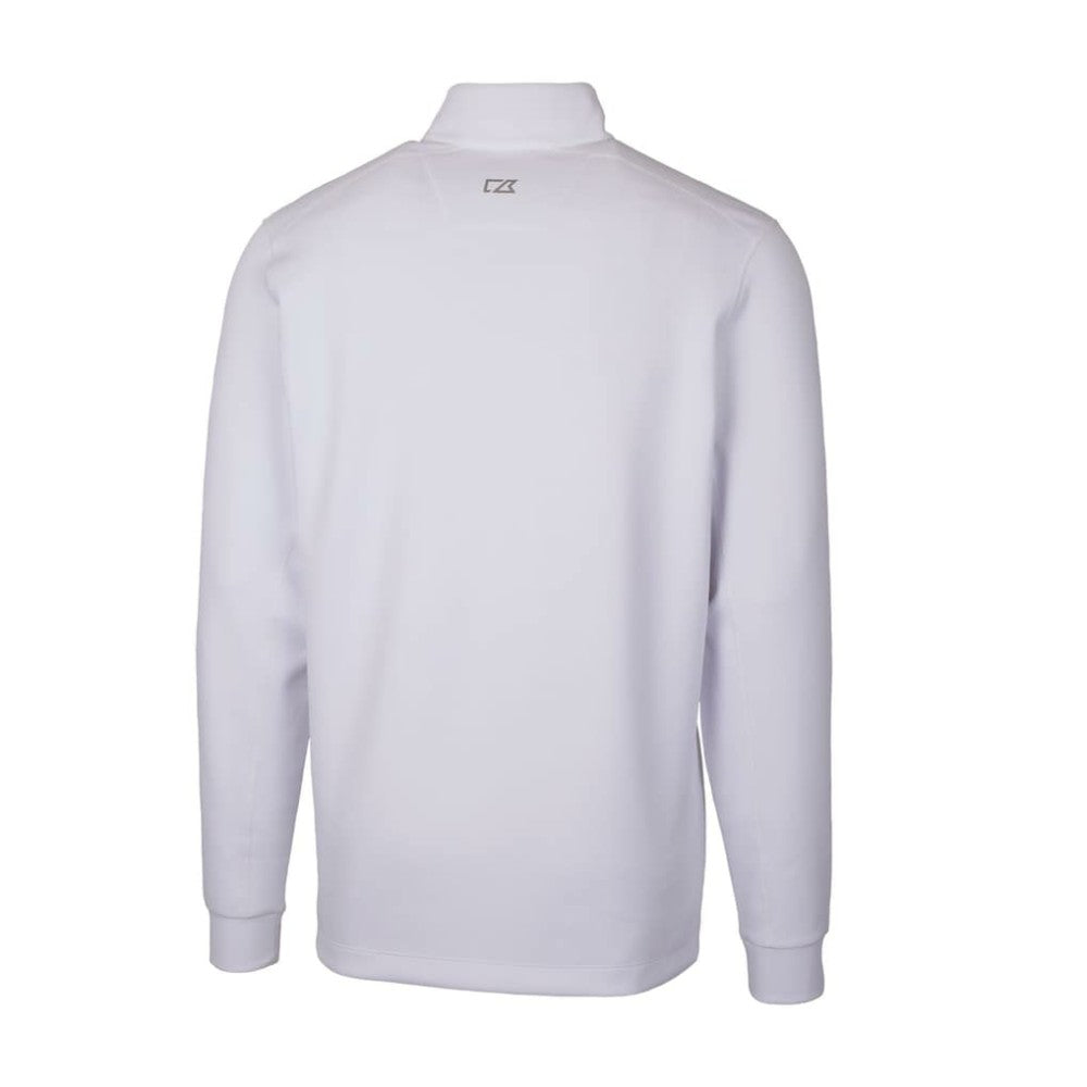 White Philadelphia Phillies Cutter & Buck Traverse Stretch Quarter-Zip Pullover Top