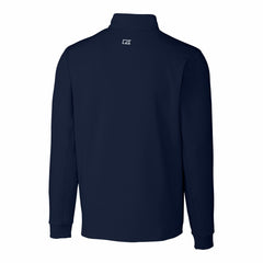 Navy Cleveland Guardians Cutter & Buck Traverse Stretch Quarter-Zip Pullover Top