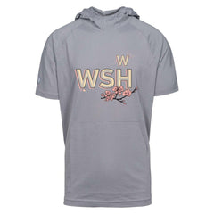 Gray Washington Nationals Levelwear City Connect Phase Core Hoodie T-Shirt