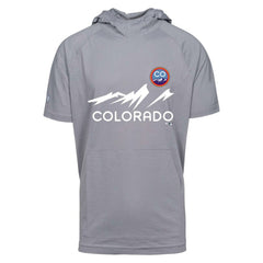 Gray Colorado Rockies Levelwear City Connect Phase Core Hoodie T-Shirt