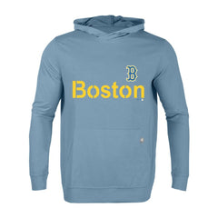 Light Blue Boston Red Sox Levelwear City Connect Relay Core Logo Pullover Hoodie