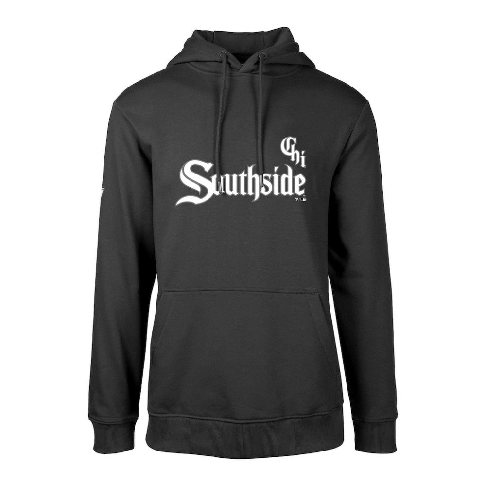 Black Chicago White Sox Levelwear City Connect Podium Core Logo Pullover Hoodie