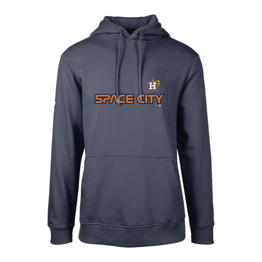 Navy Houston Astros Levelwear City Connect Podium Core Logo Pullover Hoodie