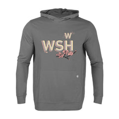 Gray Washington Nationals Levelwear City Connect Relay Core Logo Pullover Hoodie