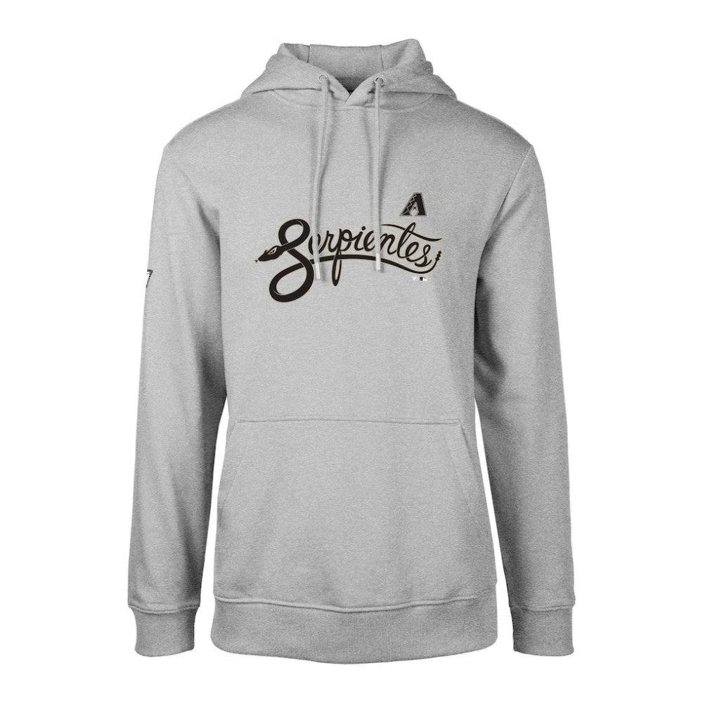 Heather Gray Arizona Diamondbacks Levelwear City Connect Podium Core Logo Pullover Hoodie