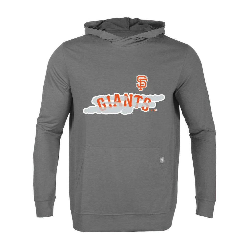 Gray San Francisco Giants Levelwear City Connect Relay Core Logo Pullover Hoodie