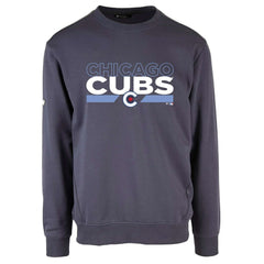 Navy Chicago Cubs Levelwear City Connect Zane No Hitter Pullover Sweatshirt