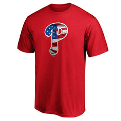 Red Philadelphia Phillies Banner Wave T-Shirt